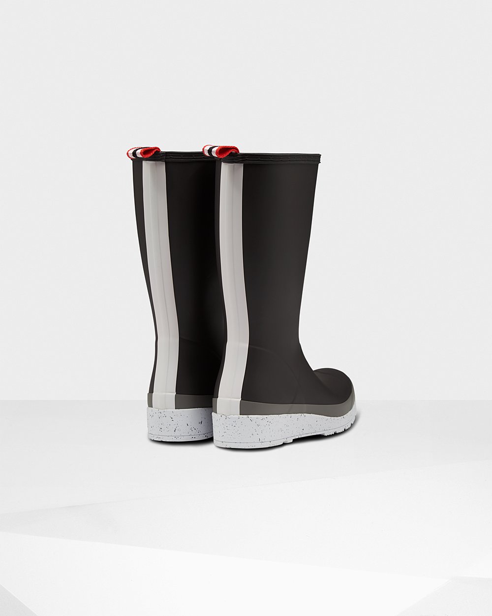 Women Hunter Original Tall Speckle Rain | Play Boots Black/Grey | NZ-51420-RBYN